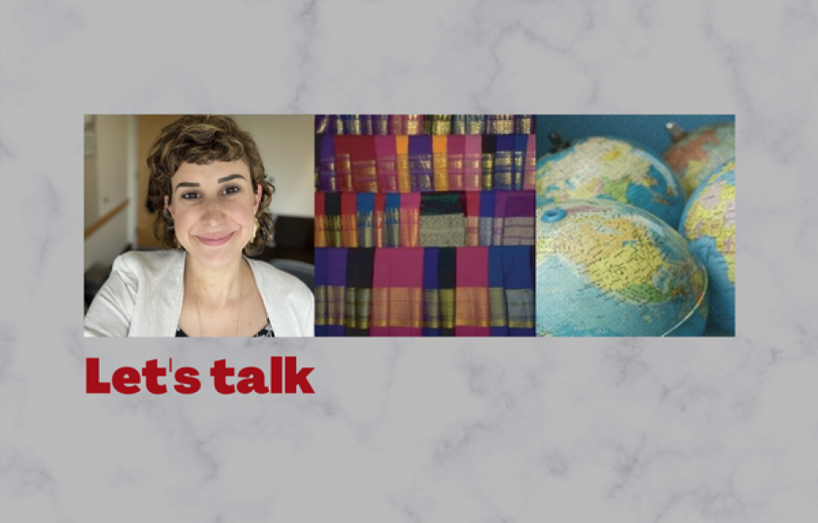 Juliana Garcia image, books and globes